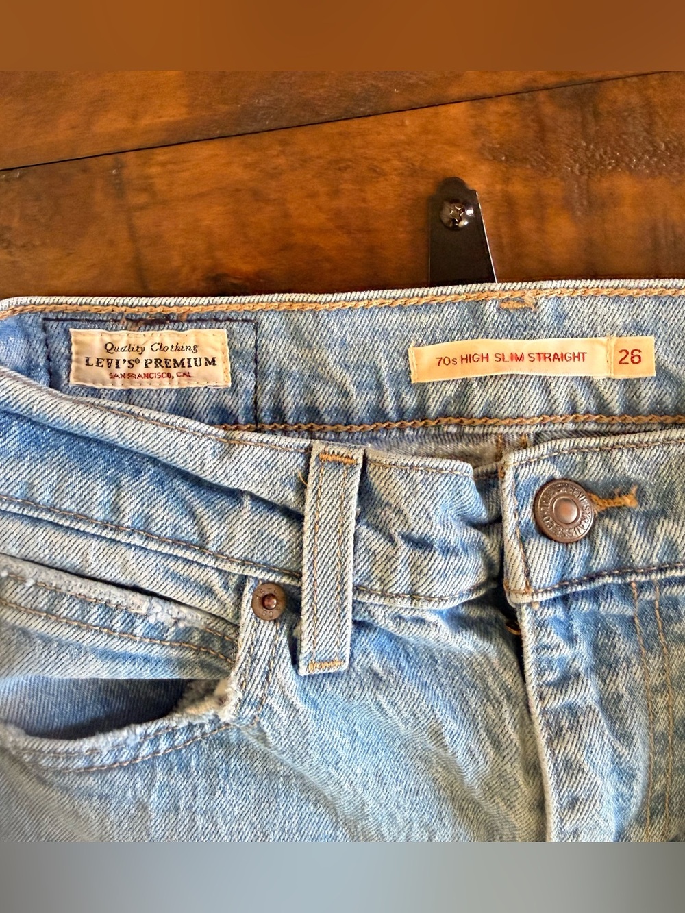 Levi’s Premium Quality 70s High Slim Straight, Women’s Size 26 - Picture 6 of 10